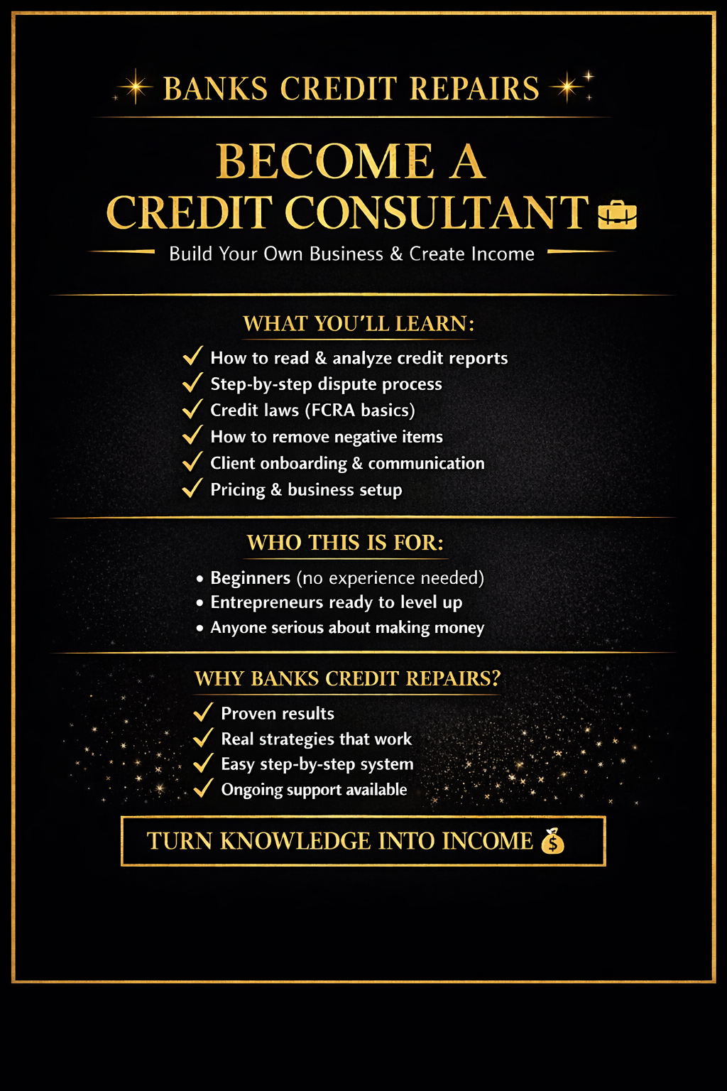 Become A Credit Consultant