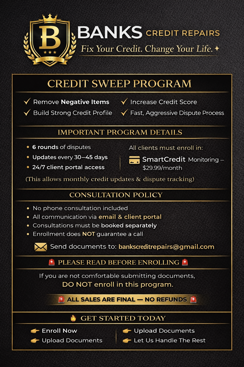 Rapid Credit Sweep- Individual