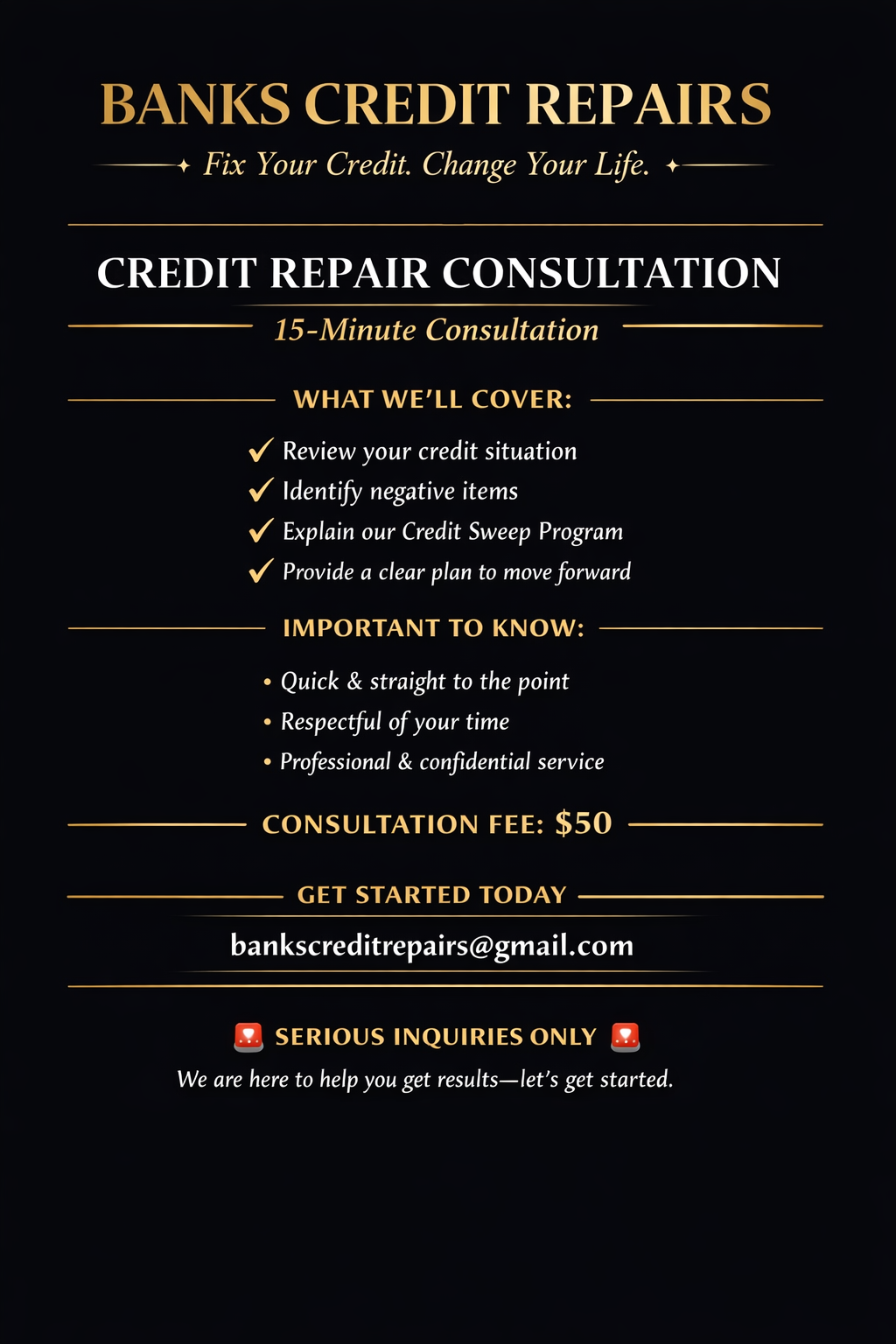 Credit Repair Consultation