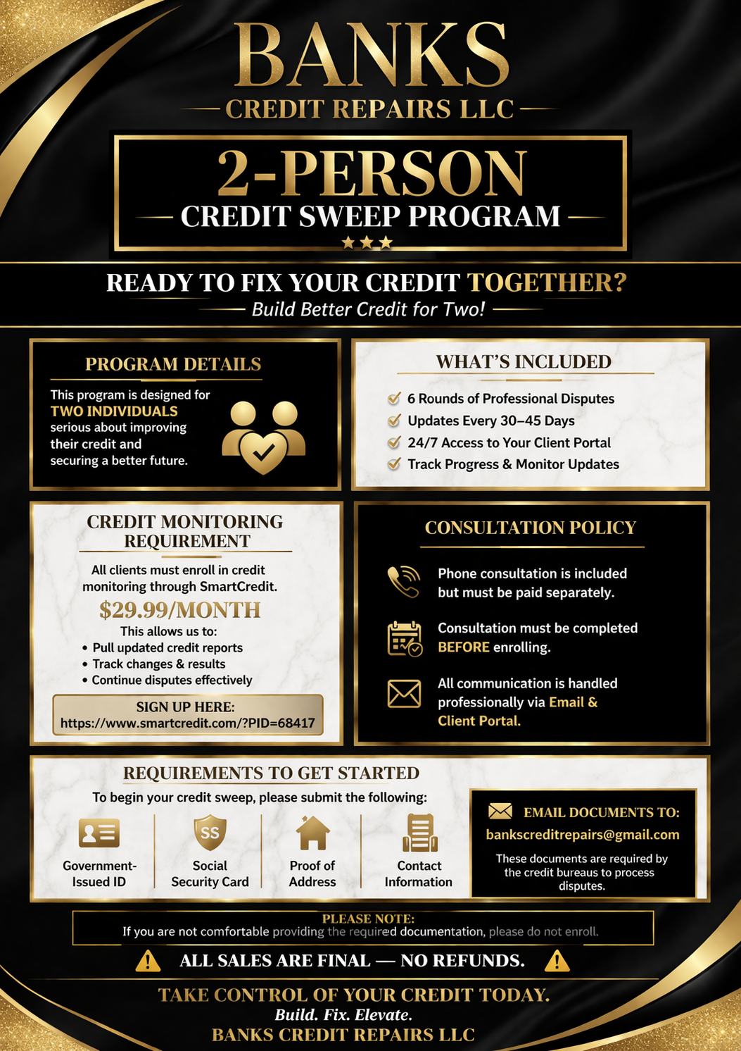 Rapid Credit Sweep- Couples